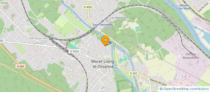 localisation de l'entreprise MADAME MARIE CECILE LANCON  MORET-LOING-ET-ORVANNE