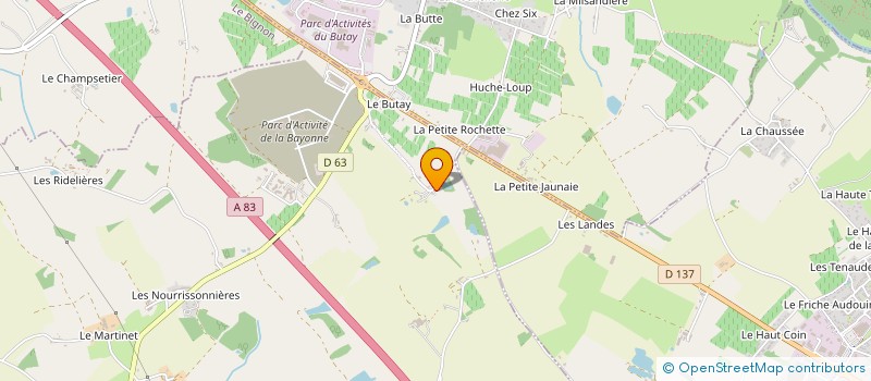 localisation de l'entreprise MADAME MARIE-CECILE LAROCHE à MONTBERT