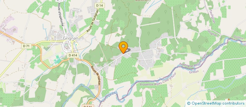 localisation de l'entreprise MADAME MARIE-CECILE ORTIZ  GRIGNAN