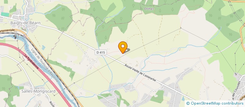 localisation de l'entreprise MADAME MARIE-CECILE PLOTTON  ORTHEZ