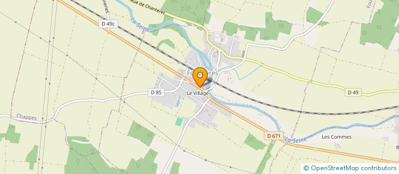 localisation de l'entreprise MADAME MARIE CECILE POITEAUX  FOUCHERES