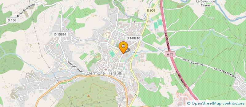 localisation de l'entreprise MADAME MARIE CECILE RAABON  CLERMONT-L'HERAULT