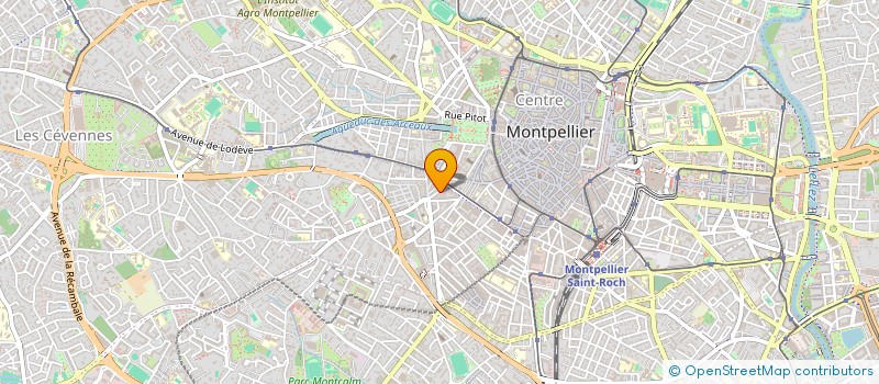 localisation de l'entreprise MADAME MARIE-CECILE RAVOUX  MONTPELLIER