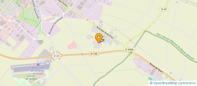 localisation de l'entreprise MADAME MARIE CECILE REVEILLERE  FONTENAY-LE-COMTE