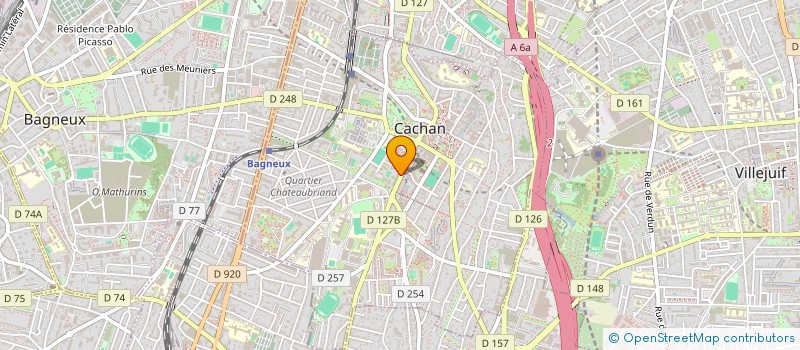 localisation de l'entreprise MADAME MARIE CECILE SINGUI MANDENGUE  CACHAN