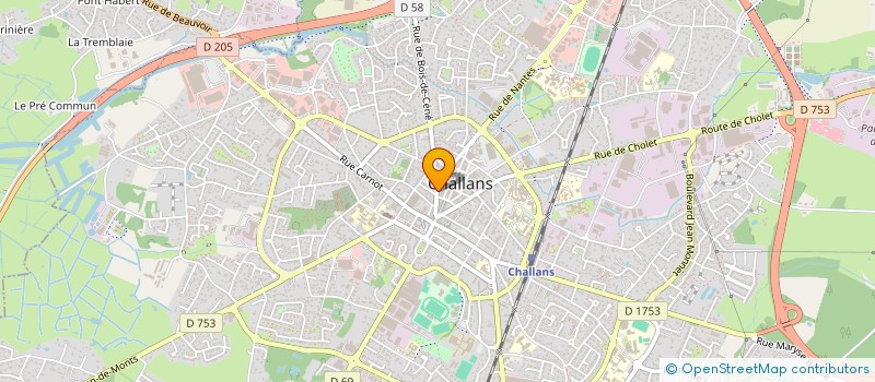 localisation de l'entreprise MADAME MARIE-CECILE TALNEAU à CHALLANS