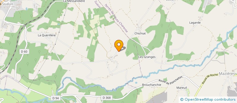 localisation de l'entreprise MADAME MARIE-CECILE TOUYERAS  SUAUX