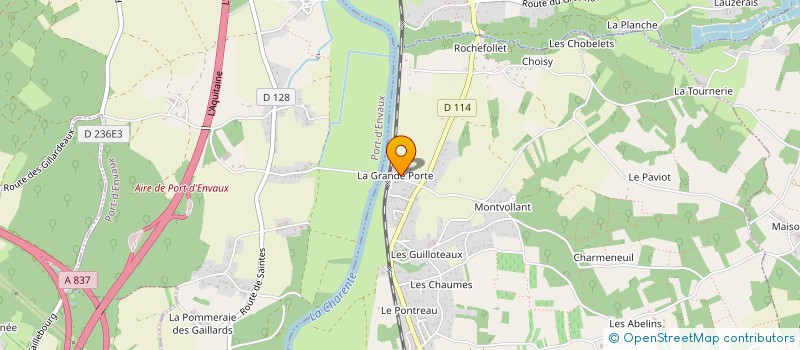 localisation de l'entreprise MADAME MARIE-CELESTE DAHAN à BUSSAC-SUR-CHARENTE