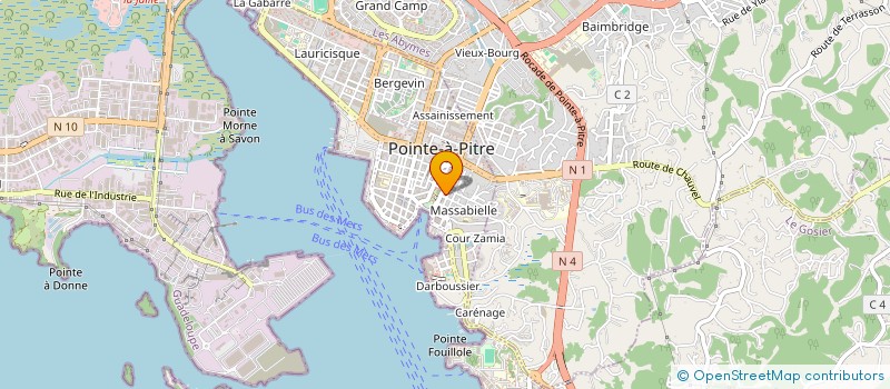 localisation de l'entreprise MADAME MARIE CELESTIN à POINTE-A-PITRE