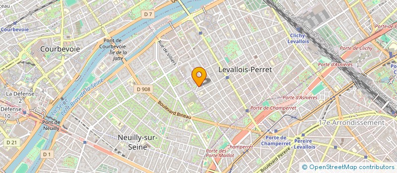 localisation de l'entreprise MADAME MARIE-CELINE BAUER à LEVALLOIS-PERRET