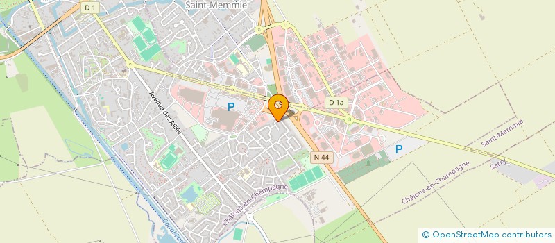 localisation de l'entreprise MADAME MARIE-CELINE BRACCIALI  CHALONS-EN-CHAMPAGNE