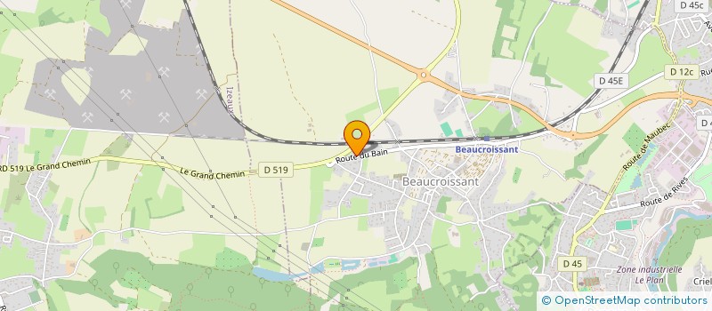 localisation de l'entreprise MADAME MARIE CELINE DE OLIVEIRA  BEAUCROISSANT