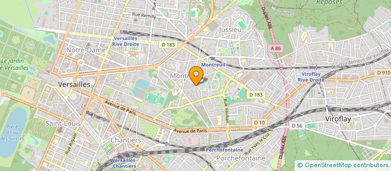 localisation de l'entreprise MADAME MARIE-CELINE FAUVE  VERSAILLES