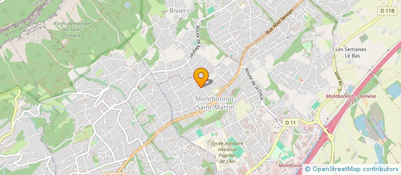 localisation de l'entreprise MADAME MARIE-CELINE FISCHER  MONTBONNOT-SAINT-MARTIN