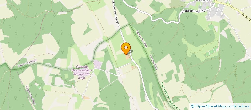 localisation de l'entreprise MADAME MARIE CELINE FRA  LAGARDE D'APT