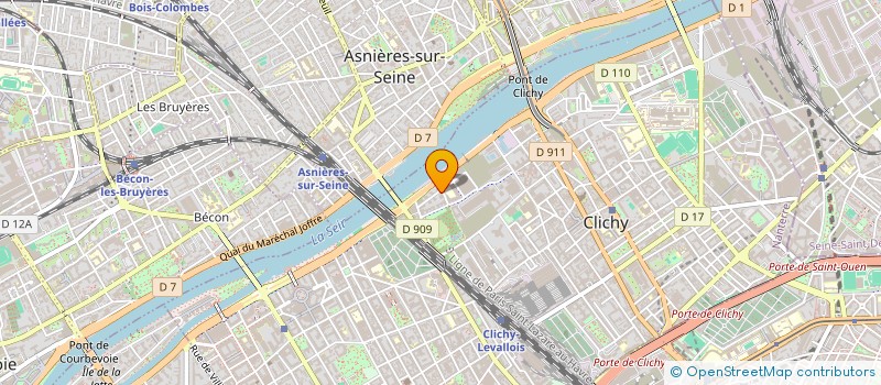 localisation de l'entreprise MADAME MARIE-CELINE GABALI à CLICHY
