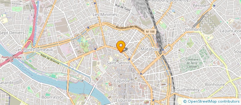 localisation de l'entreprise MADAME MARIE-CELINE GUICHENEY  TOULOUSE