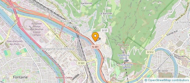 localisation de l'entreprise MADAME MARIE-CELINE LABORIE  SAINT-MARTIN-LE-VINOUX