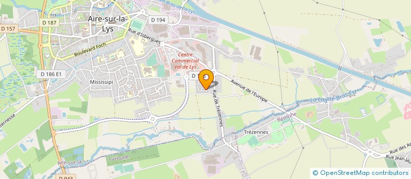 localisation de l'entreprise MADAME MARIE CELINE LEFEBVRE à AIRE-SUR-LA-LYS