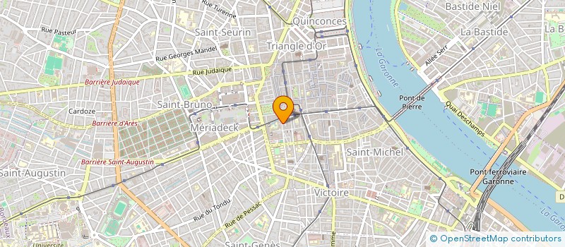 localisation de l'entreprise MADAME MARIE-CELINE LOPEZ  BORDEAUX