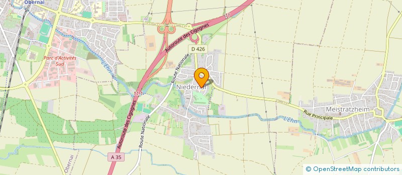 localisation de l'entreprise MADAME MARIE CELINE MARTZ  NIEDERNAI