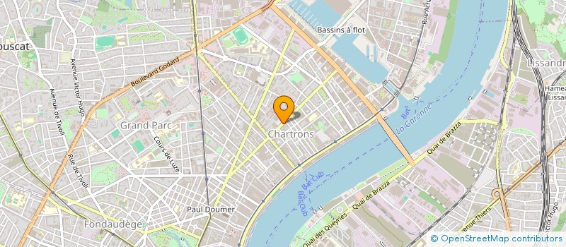 localisation de l'entreprise MADAME MARIE CELINE PEREZ  BORDEAUX