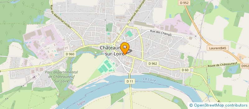 localisation de l'entreprise MADAME MARIE-CELINE ROCCHI à CHATEAUNEUF-SUR-LOIRE
