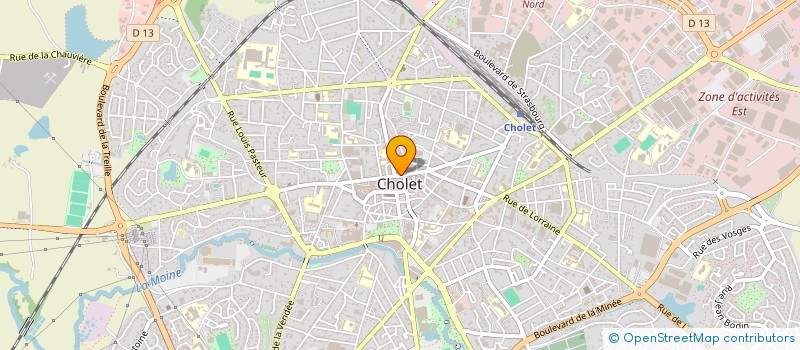 localisation de l'entreprise MADAME MARIE-CELINE T'KINT DE ROODENBEKE à CHOLET