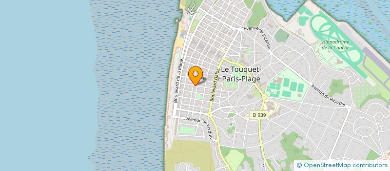 localisation de l'entreprise MADAME MARIE CENSIER à LE TOUQUET-PARIS-PLAGE