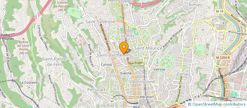 localisation de l'entreprise MADAME MARIE CERDAN  NICE
