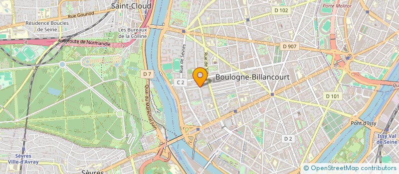 localisation de l'entreprise MADAME MARIE-CERISE GALERNEAU  BOULOGNE-BILLANCOURT