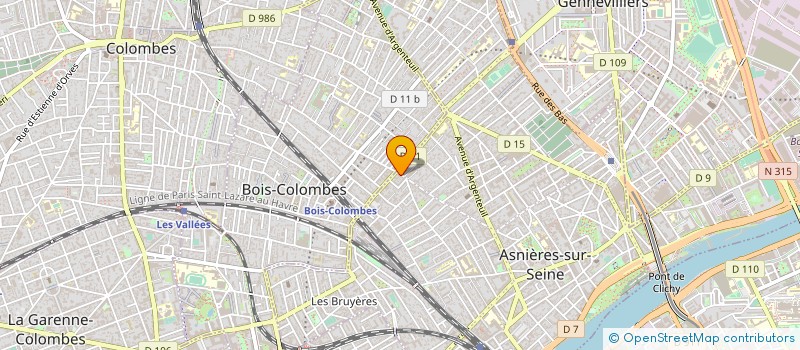 localisation de l'entreprise MADAME MARIE CERQUEIRA DE SOUSA à ASNIERES-SUR-SEINE