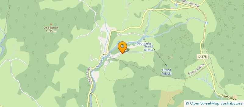 localisation de l'entreprise MADAME MARIE CEYTE  SAINTE-EULALIE