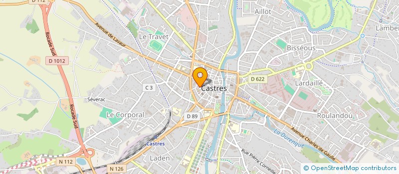 localisation de l'entreprise MADAME MARIE CHABBAL  CASTRES