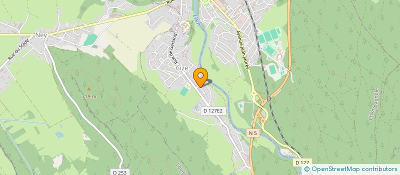 localisation de l'entreprise MADAME MARIE CHABOD  VERS-EN-MONTAGNE