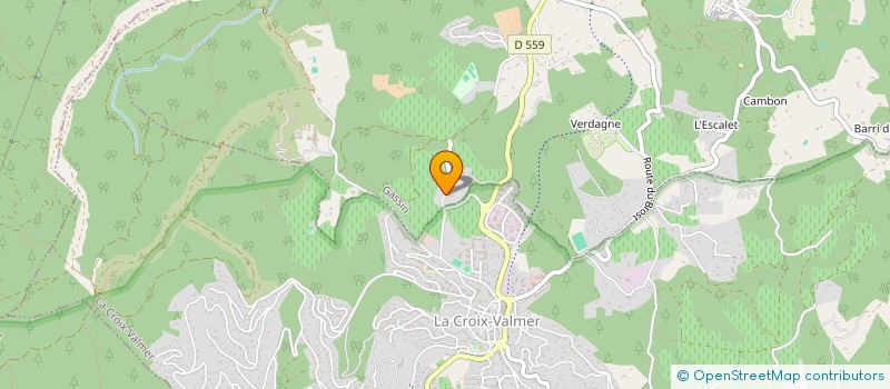 localisation de l'entreprise MADAME MARIE CHABRELIE  GASSIN