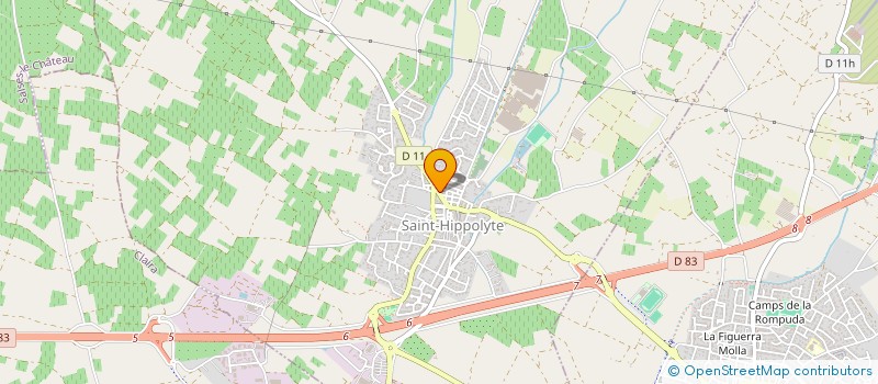 localisation de l'entreprise MADAME MARIE CHAIGNE  SAINT-HIPPOLYTE