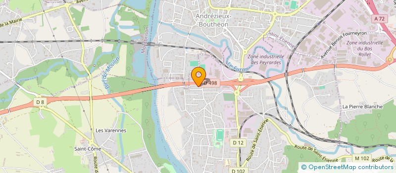 localisation de l'entreprise MADAME MARIE CHALANDON  SAINT-JUST-SAINT-RAMBERT