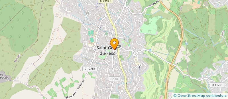 localisation de l'entreprise MADAME MARIE CHALER  SAINT-GELY-DU-FESC