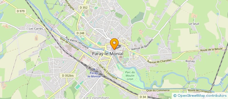 localisation de l'entreprise MADAME MARIE CHALLIER  PARAY-LE-MONIAL