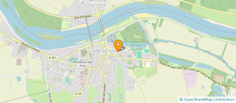 localisation de l'entreprise MADAME MARIE CHAMAILLE  SULLY-SUR-LOIRE