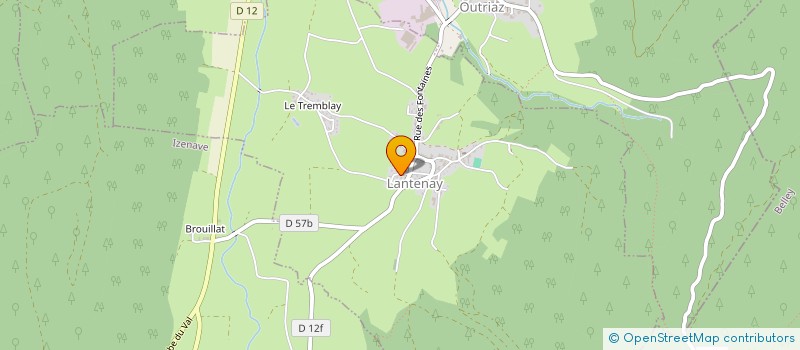 localisation de l'entreprise MADAME MARIE CHAMBARD à LANTENAY