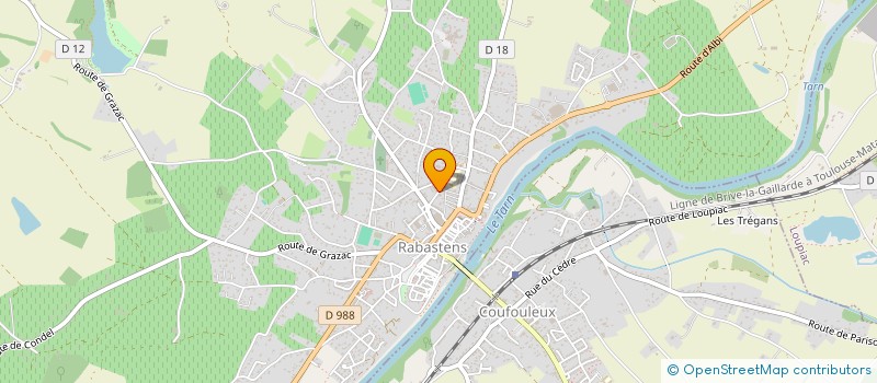 localisation de l'entreprise MADAME MARIE CHAMBON à RABASTENS