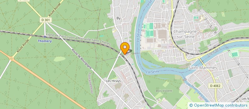 localisation de l'entreprise MADAME MARIE CHAMBON  THOMERY