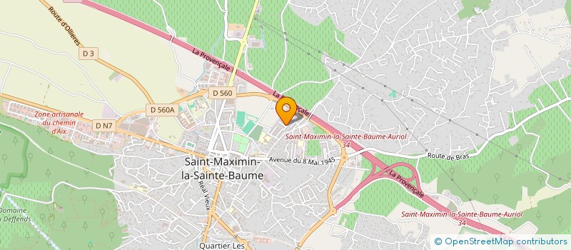 localisation de l'entreprise MADAME MARIE CHAMBOULEYRON  SAINT-MAXIMIN-LA-SAINTE-BAUME