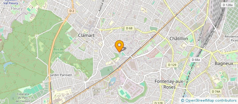 localisation de l'entreprise MADAME MARIE CHAMPONNOIS à CLAMART