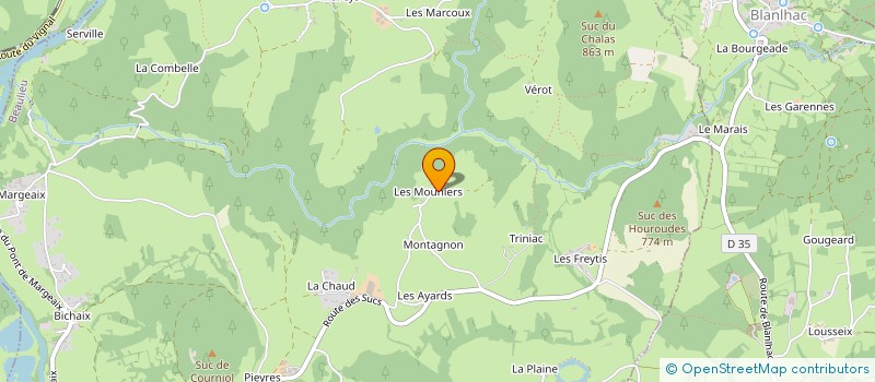 localisation de l'entreprise MADAME MARIE CHANAL  BEAULIEU