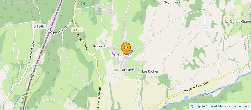 localisation de l'entreprise MADAME MARIE CHANAUX  PRIMARETTE