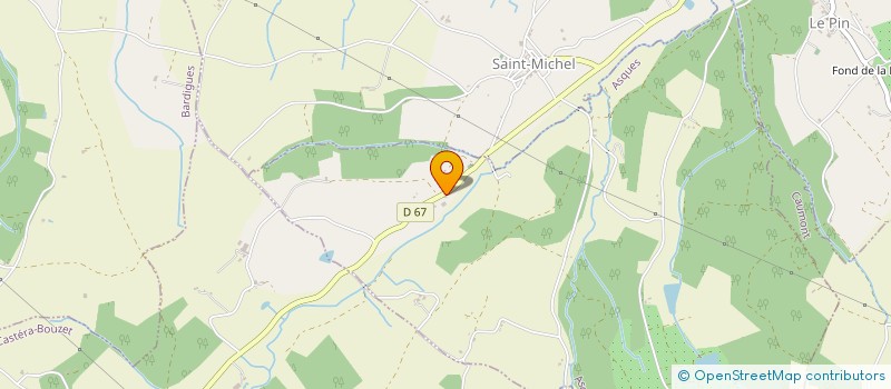 localisation de l'entreprise MADAME MARIE-CHANTAL BADOCH  ASQUES