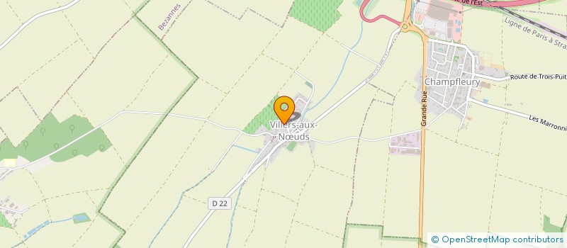 localisation de l'entreprise MADAME MARIE-CHANTAL BAILLY  VILLERS-AUX-NUDS